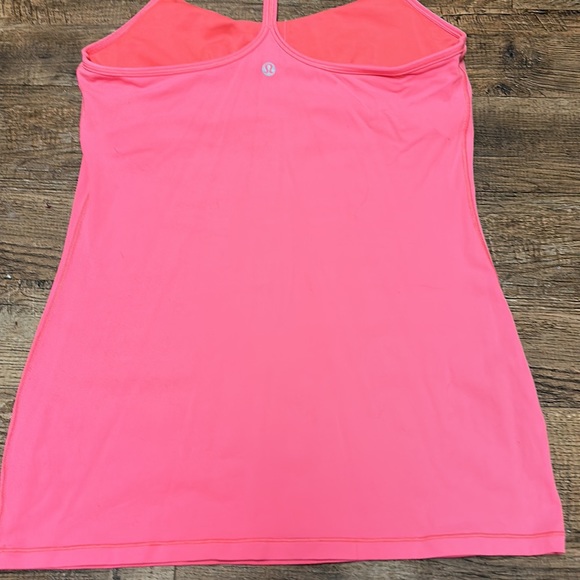 Lululemon Athletica | Pink Power Y Tank Top 10 - Picture 5 of 6